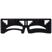1Duurzame Eyebrow Measuring Tool Voor Wenkbrauwstijl
