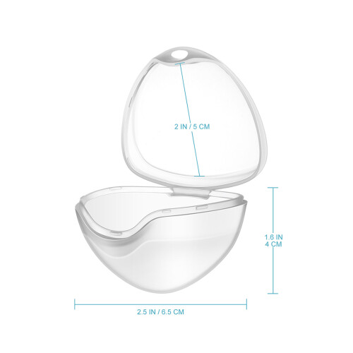 6Pièces Range Tétine Bébé Durable Portable Facile À Nettoyer 1