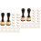 2Ensembles Tampons En Mousse Bois Pour Peinture DIY 6