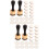 2Ensembles Tampons En Mousse Bois Pour Peinture DIY 9