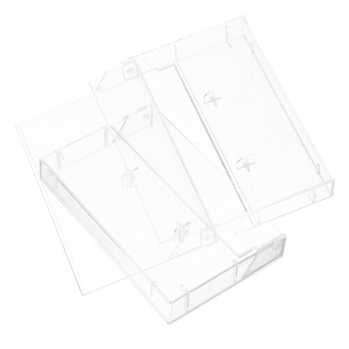 8Pièces Étui Cassette Audio Transparent Multiusage Durable Et Compact 2