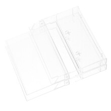 8Pièces Étui Cassette Audio Transparent Multiusage Durable Et Compact