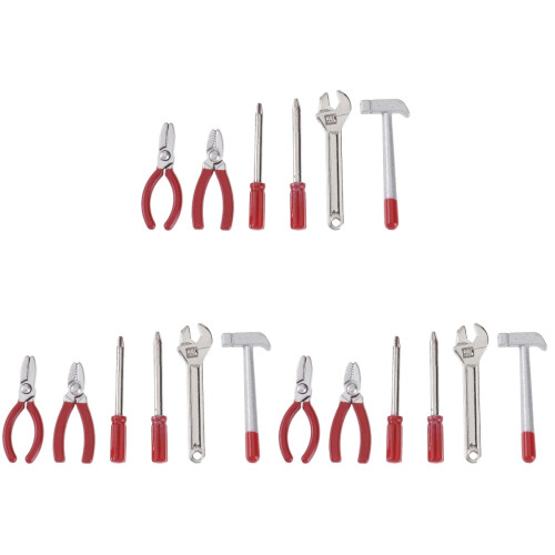 3Ensembles Mini Outils Réparation Accessoires Micro Décor 2