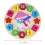 Wooden Shape Sorting Clock Blocs Numérotés Couleur 1