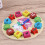 Wooden Shape Sorting Clock Blocs Numérotés Couleur 7