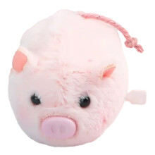 5Pièces Animaux En Peluche Remontoir Rose Amusants Jouets Décoratifs