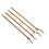 4Pièces Pinceaux Chine Bambou Brown Portable 10