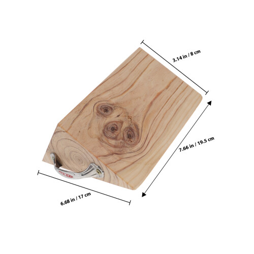 Cale-Roues Robustes Bois Et Métal Beige Accessoires Remorque 1