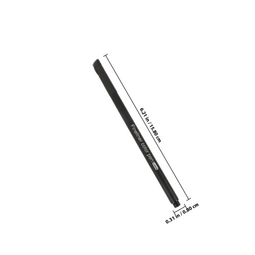 24Pièces Stylos Multi-Usage Plastique Noir Accessoire Dessin Pratique 1