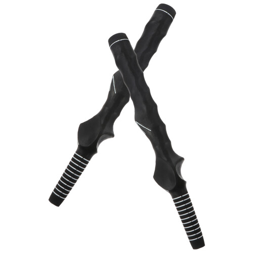 2Pièces De Club De Golf Ergonomique En Caoutchouc Noir Durable
