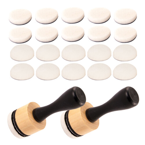 2Ensembles Tampons En Mousse Bois Pour Peinture DIY 2
