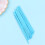 2Paquets Bâtons Papier Bleus Solides Pour Gâteaux Sucettes DIY 7