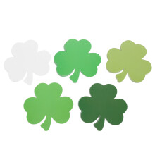 50Pièces Cartes Trèfle En Couleurs Assorties Décoration Classe
