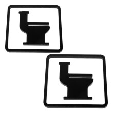 2Pièces Panneaux Wc , Pour Bureaux