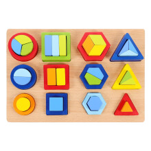 1 Lot De Jouets En Bois, Jeu De Formes Et Éducatif
