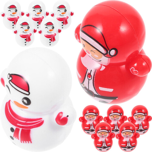 90 Pièces Mini Jouets Basculants Et Père Noël