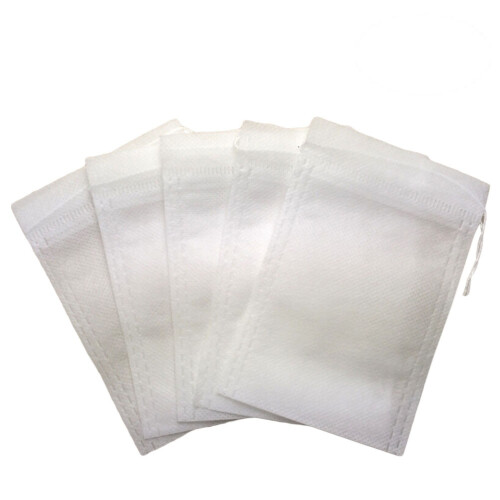 300Pcs Lightweight White Tea Filter Bags Drawstring Non-Woven Storage