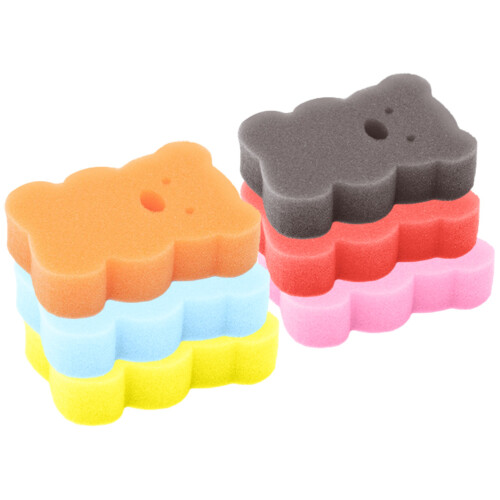 18Pièces Éponges Douche Enfants Corps Doux Résistantes 2