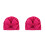2Pièces Casquette - Rose Accessoire Photo Bébé 8