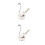 2 Sets Cake Snack Fruit Forks For Household Use 7