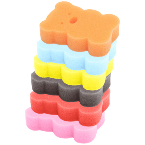 18Pièces Éponges Douche Enfants Corps Doux Résistantes 1