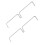4Pcs Silver Iron Stirring Rods for Popcorn Maker Machine Heavy Duty 3