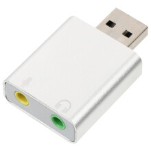 Sound Card 14 .1 External Cards Aluminum Usb Audio Adapter Alloy