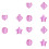 20pcs Tailor Work Tools Fabric Markers Sewing Chalk Pen Cutting Tool Erasable Smooth Drawing Professional Chalk 2
