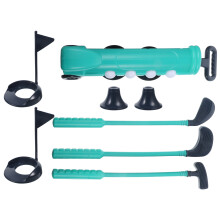 2Sets Durable Plastic Kids Golf Club Set Blue for Realistic Kids Sport