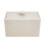 2Pcs Cotton Swab Storage Box 2-Compartment Pad Container 1