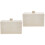 2Pcs Cotton Swab Storage Box 2-Compartment Pad Container 4
