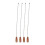 8Pcs Durable Wood Pull Chains Vintage Style for Ceiling Fan and Lamp 3