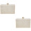 2Pcs Cotton Swab Storage Box 2-Compartment Pad Container 6