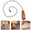 8Pcs Durable Wood Pull Chains Vintage Style for Ceiling Fan and Lamp 9