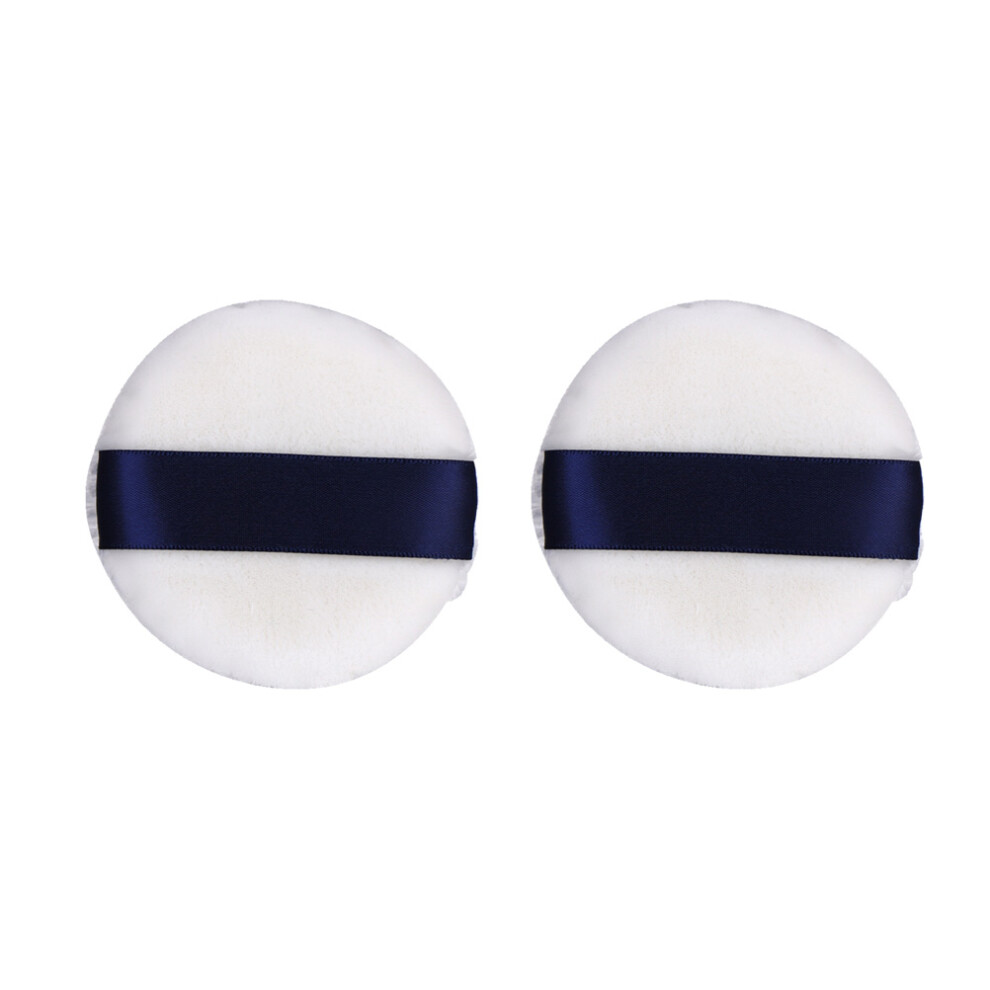 Inoomp White 6Pcs Gentle Sponge Puff For Makeup Powder And Foundation Use
