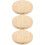 3pcs Round Wooden Desk Lamp Base Replacement DIY 8