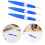 9Pcs Blue Wool Felting Needle Kit DIY Tool Set Ergonomic Punch Needle 11