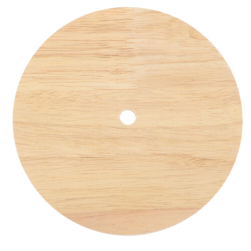 3pcs Round Wooden Desk Lamp Base Replacement DIY 1
