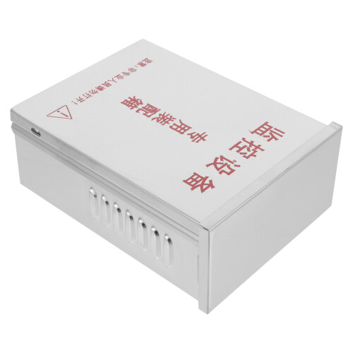 3Pcs Silver Stainless Distribution Box Outdoor Garden Use