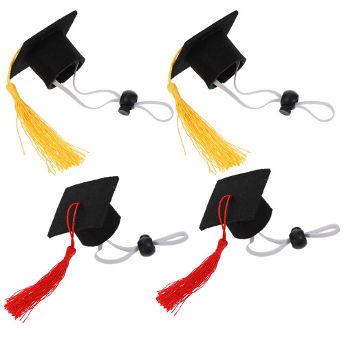 16 Pcs Mini Graduation Caps With Tassel For Dolls