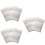 300Pcs Lightweight White Tea Filter Bags Drawstring Non-Woven Storage 6