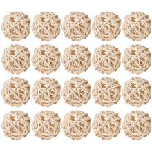80 Pcs Natural Wicker Rattan Balls For Vase Fillers And Craft Projects