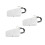 3Pcs Ceramic Forming Machine Foot Pedals ABS Control Switch Light Grey 4