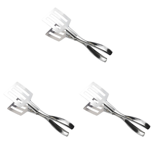 3Pièces Pinces Multiusage Acier Inoxydable Cuisine Argenté 1