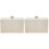 2Pcs Cotton Swab Storage Box 2-Compartment Pad Container 2