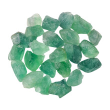 3Pcs Green Fluorite Stone Vase Fillers for Craft and Decor
