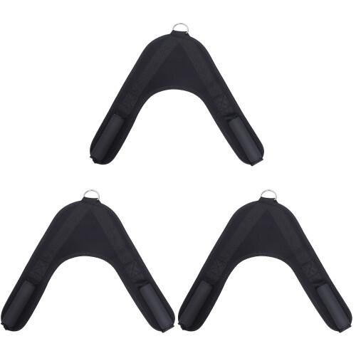 3 Pcs Ab Crunch Harness Abdominal Strap Fitness Accessory 2