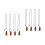 8Pcs Durable Wood Pull Chains Vintage Style for Ceiling Fan and Lamp 6