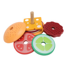 Schnellrestaurants-Kochset, Verbundholz, Süßes Hamburger-Design