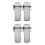 4Pcs Black Waterproof Lighter Sleeve Protective Case for Outdoor Use 8